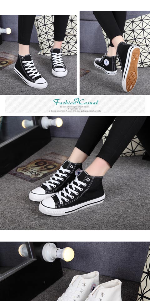 Mùa xuân 2018 mới giày vải canvas nữ sinh viên hoang dã Hàn Quốc chụp hình phong cách Harajuku giày 1992 ulzzang giầy độn đế nữ