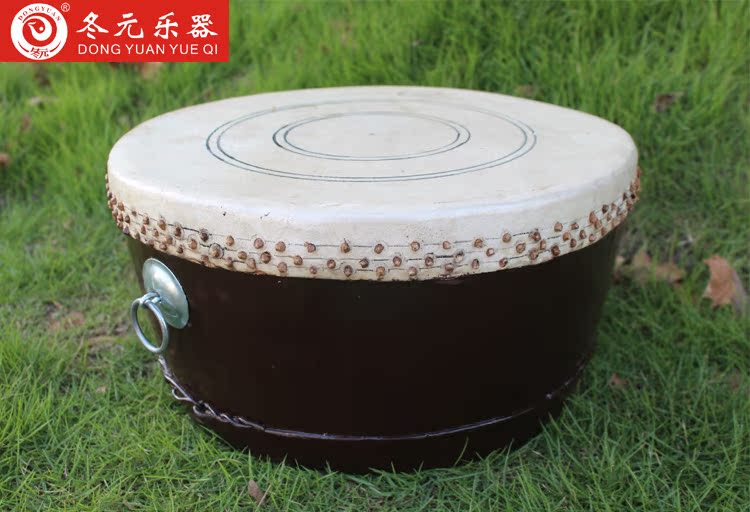 Dongyuan pot drum musical instrument bamboo nail pot drum cowhide Hubei drum Hunan pot drum national musical instrument manufacturers direct sales