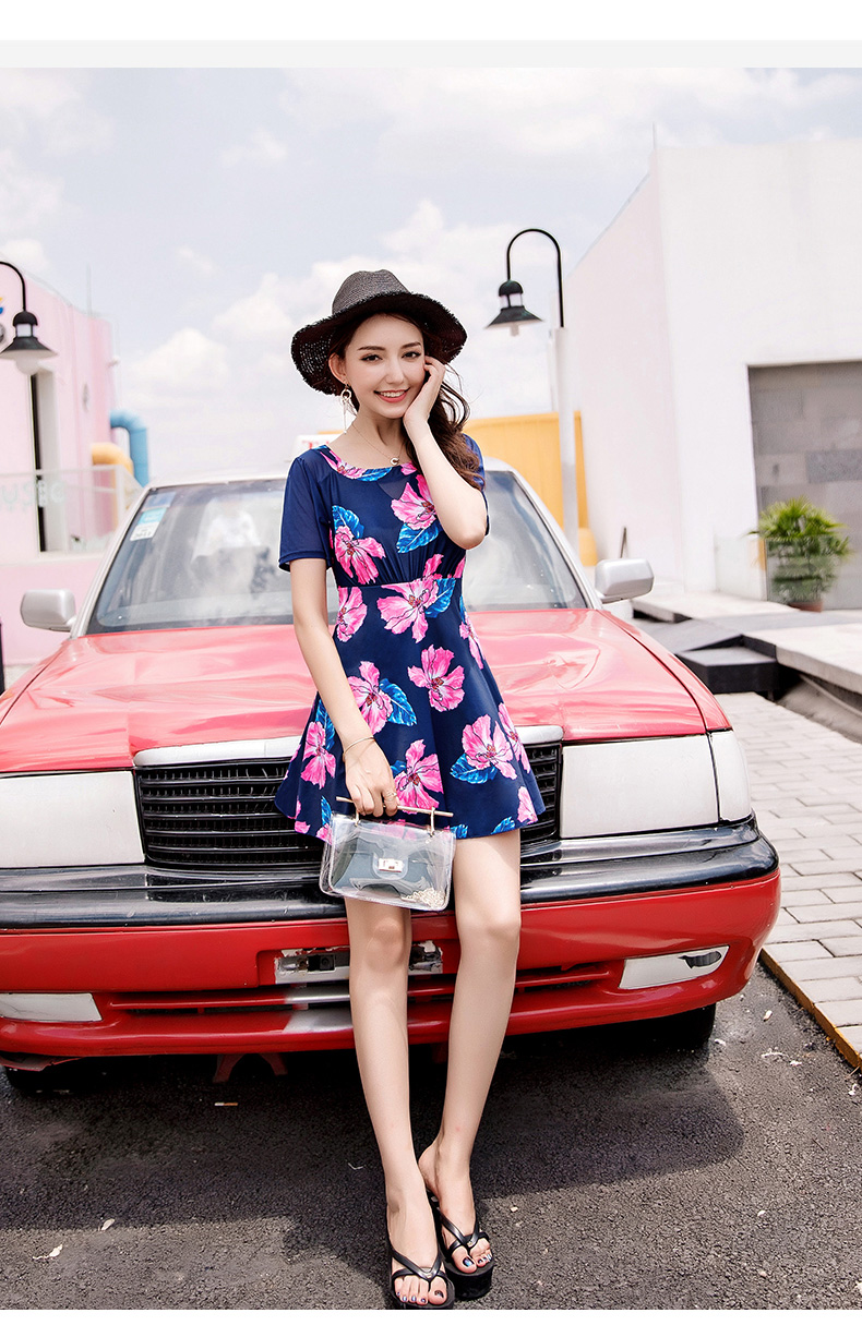 Áo tắm nữ 2019 mới đầm một mảnh cổ tích fan hâm mộ bảo thủ che bụng thon gọn gợi cảm cỡ lớn Hàn Quốc đồ bơi - Bộ đồ bơi One Piece áo tắm 1 mảnh