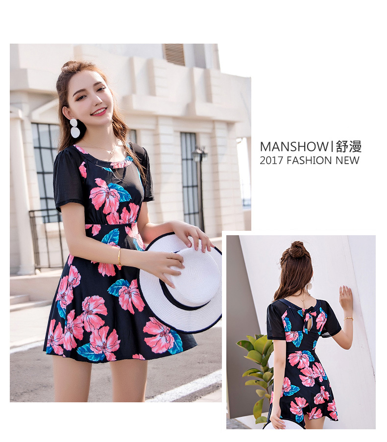 Áo tắm nữ 2019 mới đầm một mảnh cổ tích fan hâm mộ bảo thủ che bụng thon gọn gợi cảm cỡ lớn Hàn Quốc đồ bơi - Bộ đồ bơi One Piece áo tắm 1 mảnh