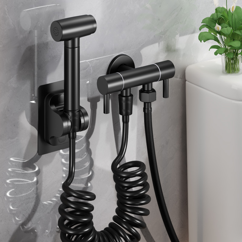 Toilet cleaning spray gun tap Makeup Room Booster Nozzle Toilet Partner Full Copper Woman Wash the God Wash home High Pressure