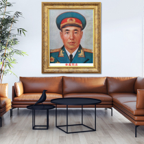 Marshal Lin Biaos top ten chairman Mao decorative paintings great man Mao Zedong Image wall mural office has a frame hanging picture