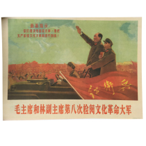 Chairman Mao reviewed the cultural army for the eighth time