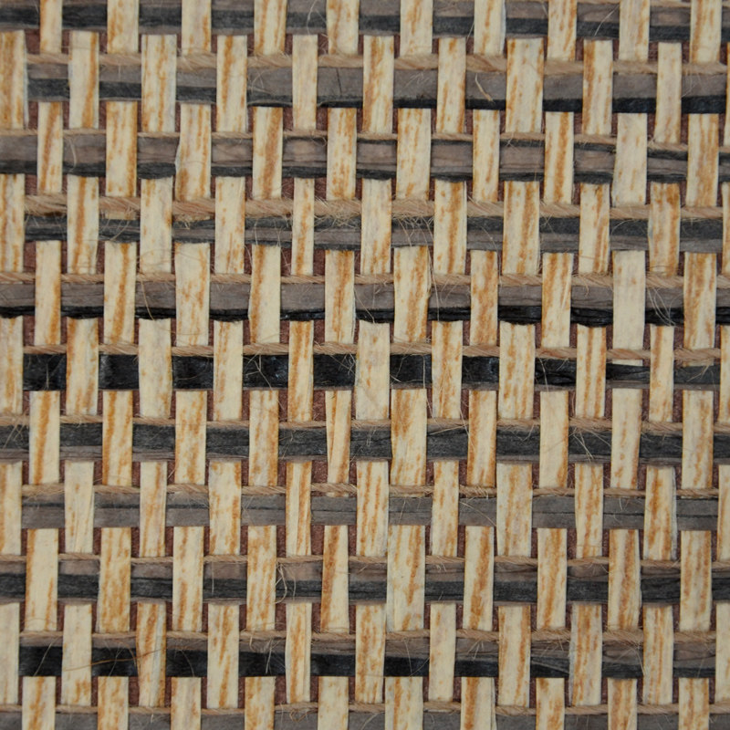 Natural grass plant weaving wallpaper Southeast Asia features door door of household materials tea room background wallpaper