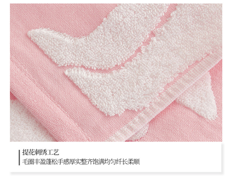 Một cặp siêu mềm và thoải mái được trang bị đôi jacquard khăn bông gạc phía bên terry khăn dễ thương gối cartoon - Khăn gối khăn gối