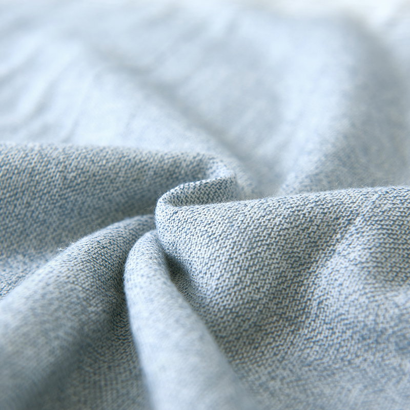 Khăn gối cotton cao cấp màu rắn Bắc Âu khăn gối đơn mùa một bên gạc một đôi áo gối