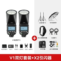 № 23. Комплект двойного освещения Godox V1 + триггер вспышки X2T.