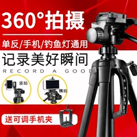 Weifeng chân máy xách tay SLR máy ảnh điện thoại chụp ảnh tự sướng sống neo nhiếp ảnh camera chân máy chuyên nghiệp đèn đêm đánh cá vi đơn Canon Nikon máy quay video máy chiếu đa khung - Phụ kiện máy ảnh DSLR / đơn chân máy chụp hình