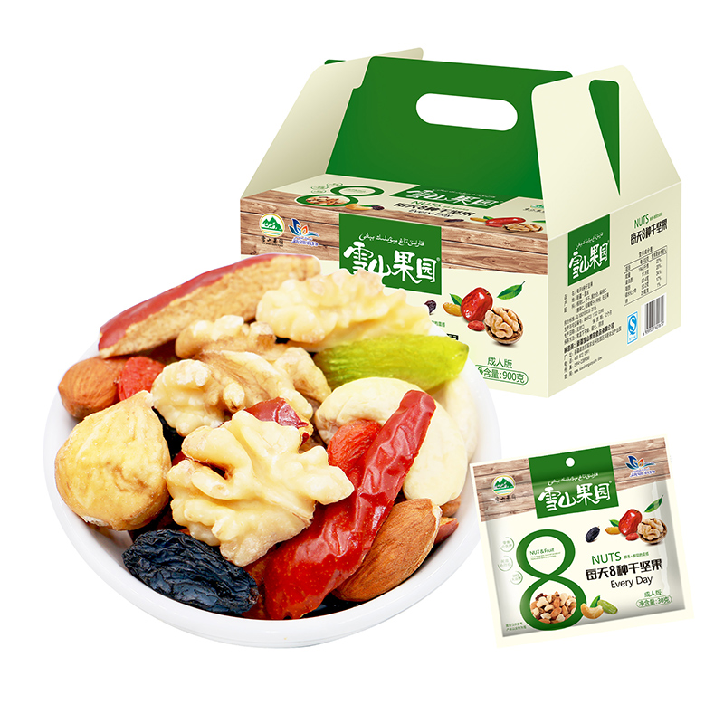 【雪果园】每日坚果900g/30袋