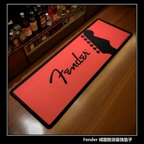 Fender guitar mat rock carpet rehearsal room recording studio workbench table mat perimeter