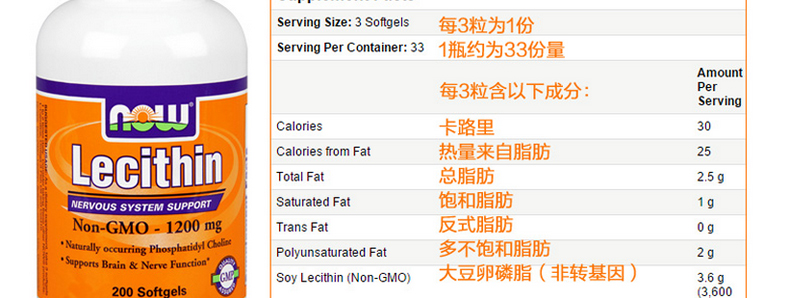 Bây giờ Mỹ nhập khẩu dầu cá biển sâu viên nang mềm omega 3 + đậu nành lecithin sản phẩm chăm sóc sức khỏe trung niên - Thức ăn bổ sung dinh dưỡng viên uống vitamin c