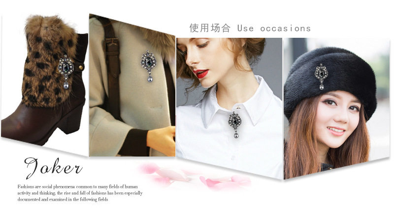 Broche femme en Zircon diamant - Ref 1174393 Image 19