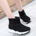 Giày tuyết nữ ống ngắn 2018 mùa đông mới cộng với nhung dày, giày cotton ấm áp thể thao nữ chống trượt đế dày