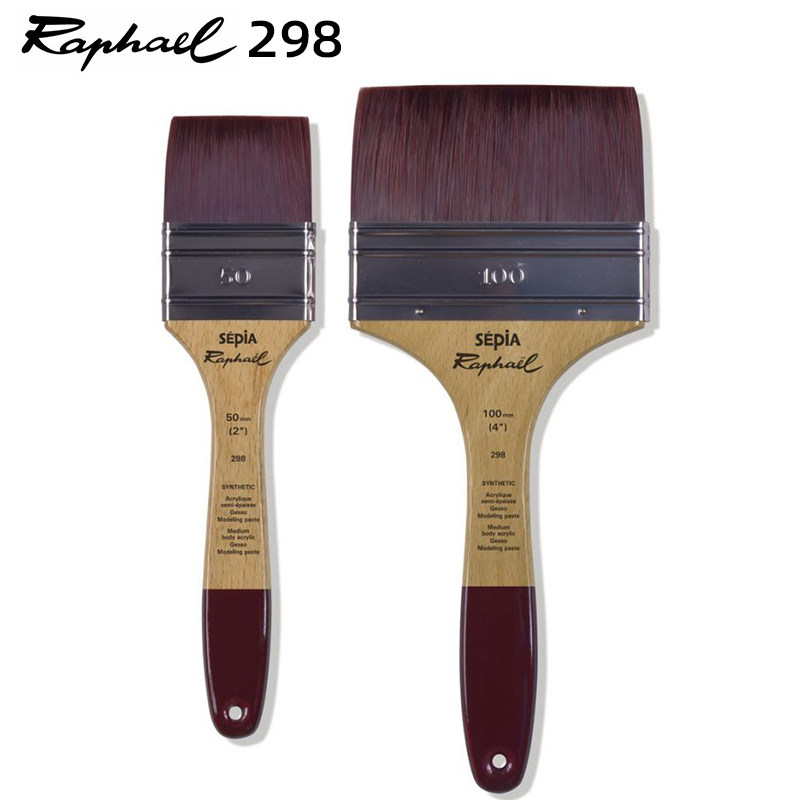 French imports Raphael Raphael Nylon Brush 298 Oil Painting Board Brushed Pen Professional Propylene Brush