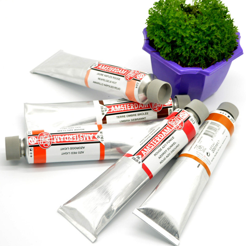 Netherlands imported Talens Terrence Amsterdam oil paint 200ml titanium dioxide