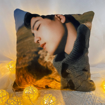 Xiao Zhan pillow custom photo dual-purpose pillow nap car sofa cushion diy to map custom quilt print