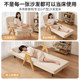 Folding Sofa Bed Dual-Purpose 2026 New Model Multifunctional Single Bed Balcony Small Apartment Solid Wood Sofa Extendable Bed