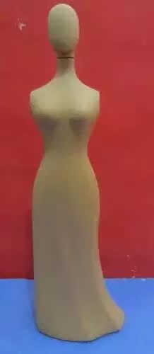 Ceramic bottle collection 4601 graceful girl intact bottle one