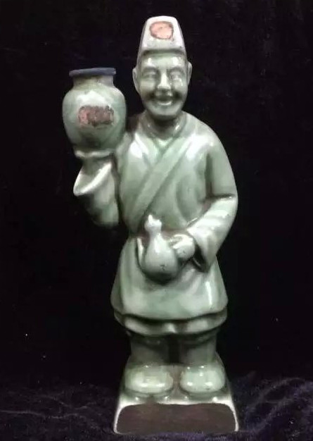 Ceramic wine bottle collection 4620 old Longquan character shape wine bottle