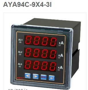 Factory direct AY194C-9X4-3I three-row current display digital combination table AOYI Shanghai Aoyi Electric Appliance