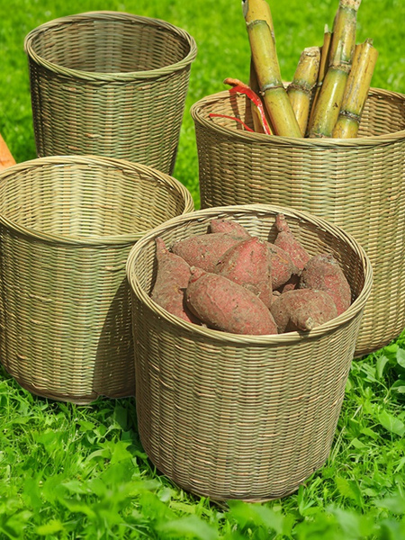 Bamboo Baskets, Round Bamboo Baskets, Bamboo Products, Fruit and Vegetable Baskets, Egg Baskets, Woven Baskets, Handmade Bamboo Baskets, Storage Baskets