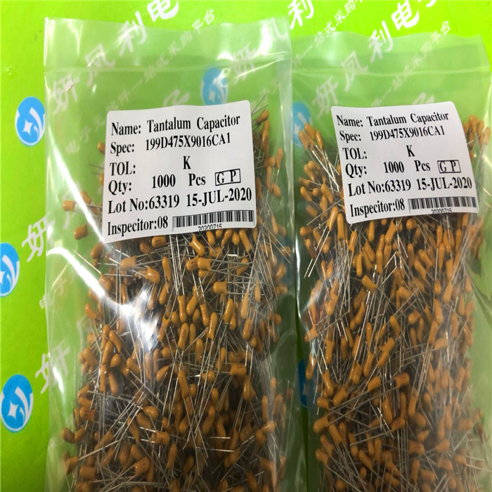 T350E475K016AT7301 T350E475K016AT7301 4 7UF 16V straight insert tantalum capacitor brand new original