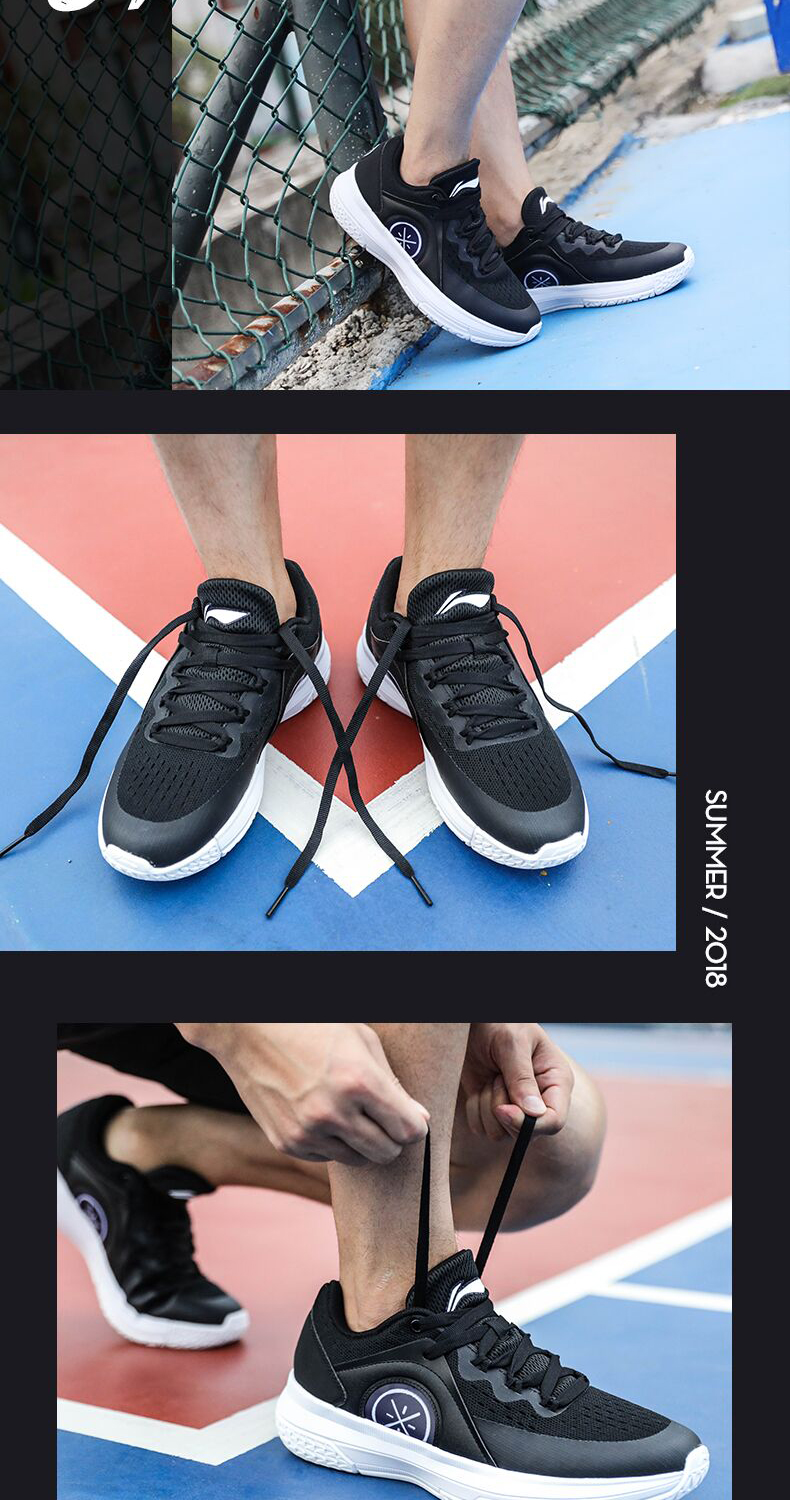 Giày bóng rổ Li Ning Giày nam CBA nhấp nháy 3 câu hỏi Đinh cách 7 đêm Qinglong 6 tốc độ âm thanh 5 không kích 4 giày thể thao giày thể thao nam biti's