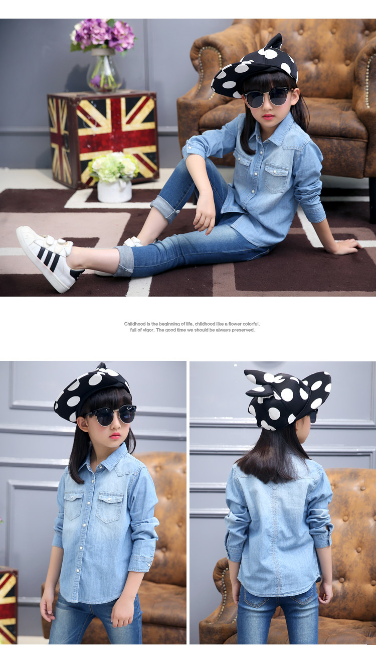 Chemise fille à manche longue - Ref 2085231 Image 22