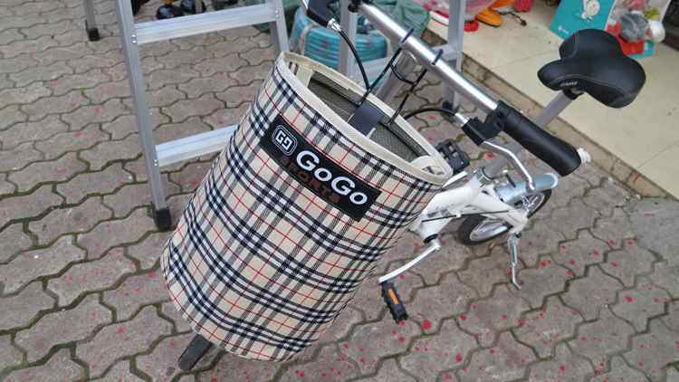 Panier pour vélo GOGO en toile - Ref 2268320 Image 10