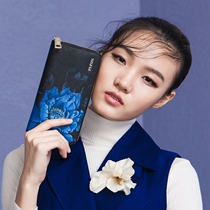 Pmsix ethnic style womens wallet long wallet bag large banknote handbag zipper mobile phone bag 520 gift to girlfriend