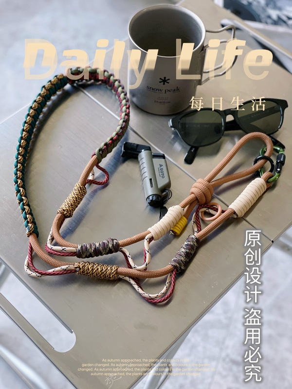 Multifunctional Outdoor Lanyard for Dji Pocket 3/4, Phone Strap, Arc'Teryx Bag Strap, Crossbody, Single Shoulder, Adjustable