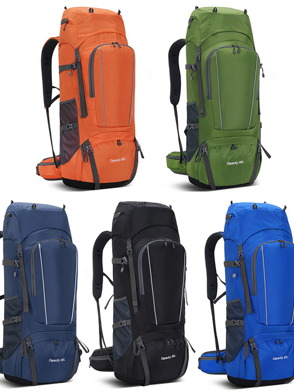 2025 Outdoor Large-Capacity Mountaineering 80-Liter Multi-Functional Camping Tent Hiking Water-Repellent Travel Backpack