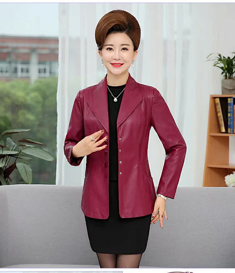 Áo khoác da nữ nhỏ ngắn pu da 2017 mùa xuân và mùa thu mới kích thước lớn Áo khoác da xe máy Hàn Quốc Slim triều ao da nu thoi trang