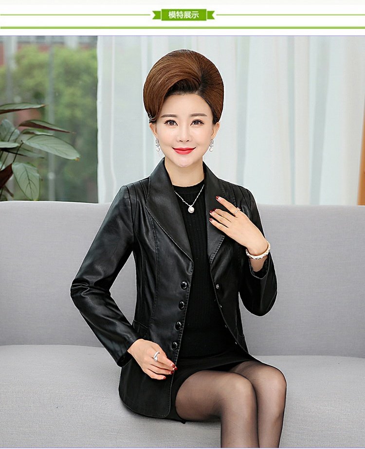 Áo khoác da nữ nhỏ ngắn pu da 2017 mùa xuân và mùa thu mới kích thước lớn Áo khoác da xe máy Hàn Quốc Slim triều ao da nu thoi trang