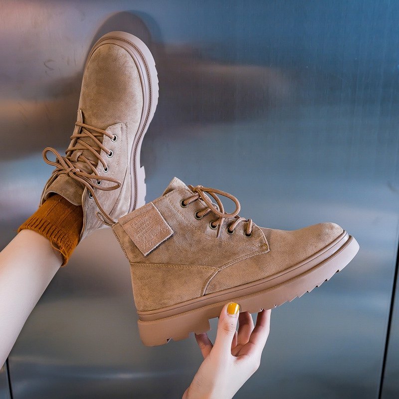 Специальное предложение бренда: женские ботинки Martin в британском стиле; коллекция 2025 года; новинка; модные очень мягкие универсальные женские рыцарские полусапожки