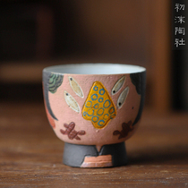 Chu Mo Pottery Club handmade Japanese pottery bowl One thing and one shot