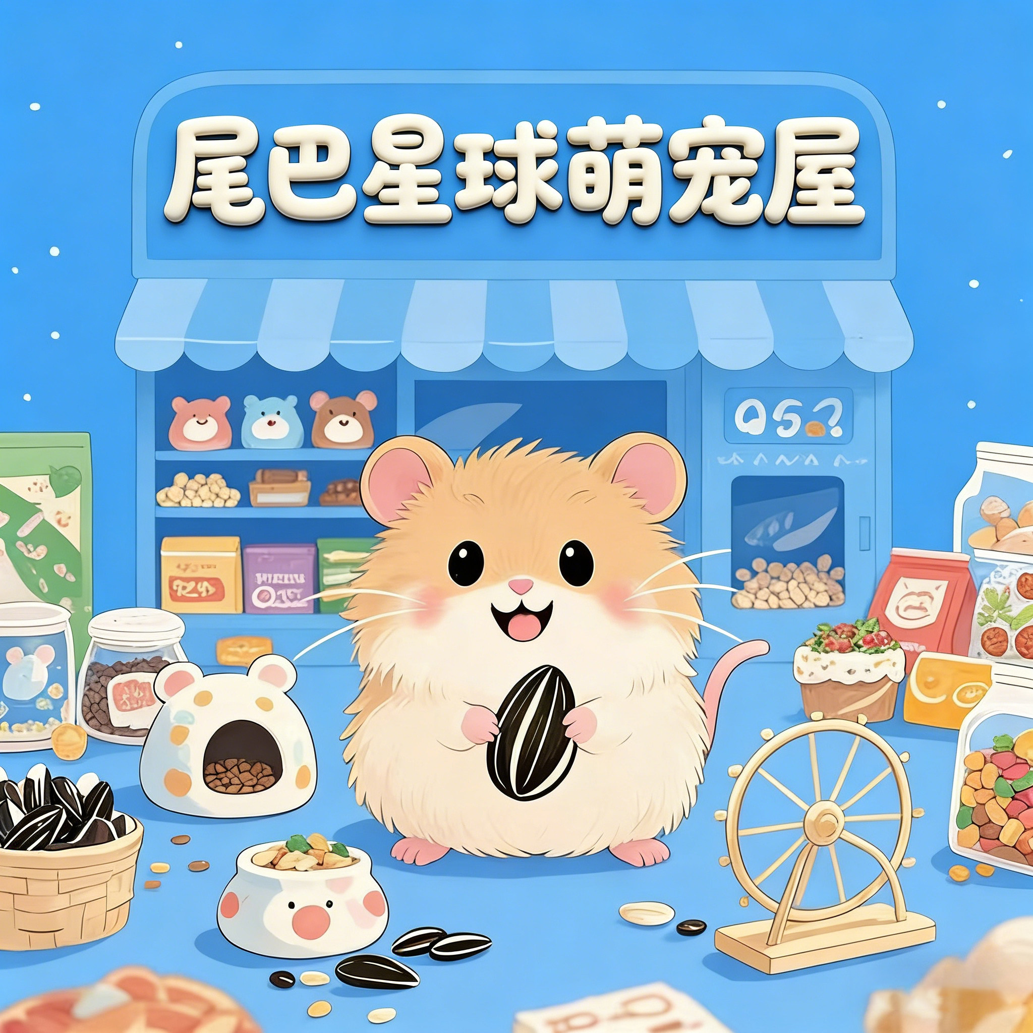 尾巴星球萌宠屋的LOGO
