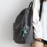 Черный универсальный вместительный и большой рюкзак, ранец, сумка через плечо, для средней школы, подходит для студента, надевается на плечо