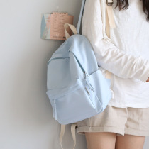Schoolbag Korean Harajuku ulzzang backpack womens shoulders Japanese solid color fashion small bag backpack female college students