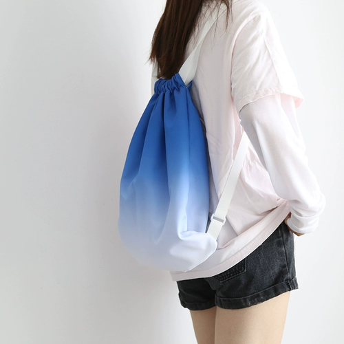 Модный рюкзак для отдыха, ранец, сумка через плечо, градиент, коллекция 2023, надевается на плечо