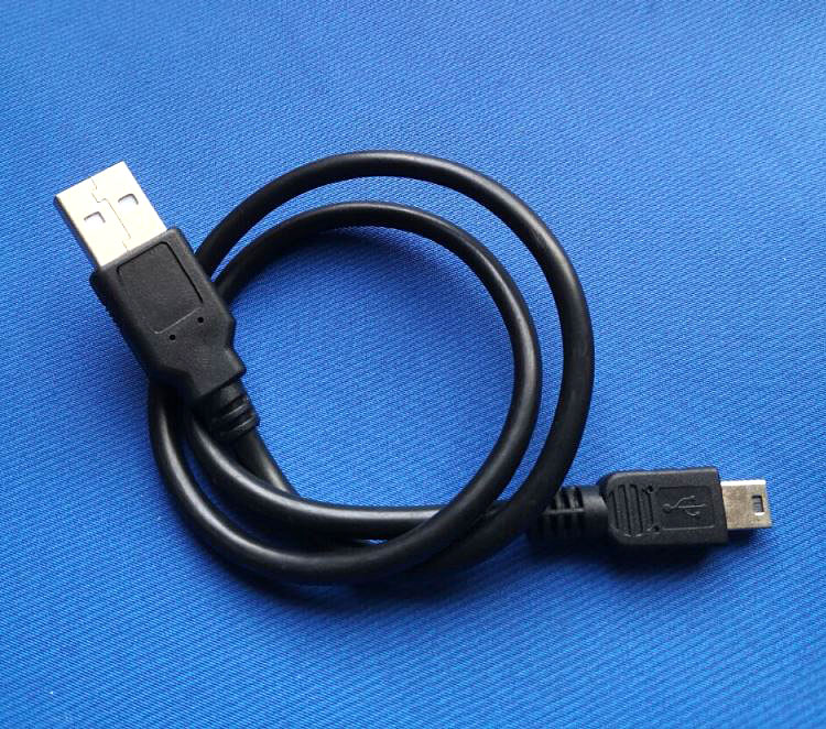 miniusb data line carry-on hard disc connection line mp3 senile radio navigation t type mouth charging line