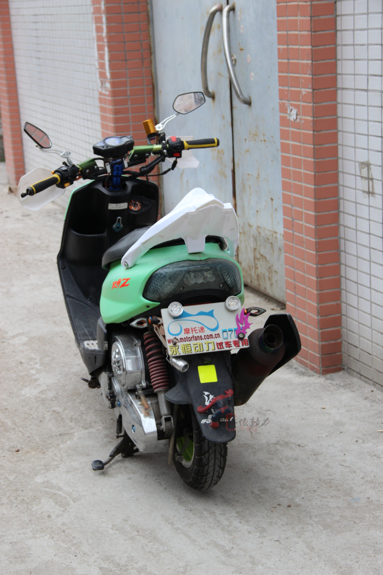 Xe máy sửa đổi cánh sau Phụ kiện xe tay ga Qiaoge Fuyi 100 FX F lửa đuôi khung bảo vệ xe vespa