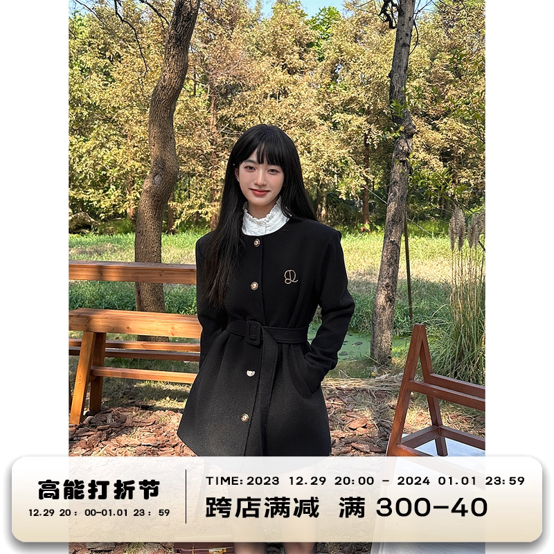 dryross original gikkim small scent wind lace with a long fur coat and woman little sub casserin ' jacket-Taobao