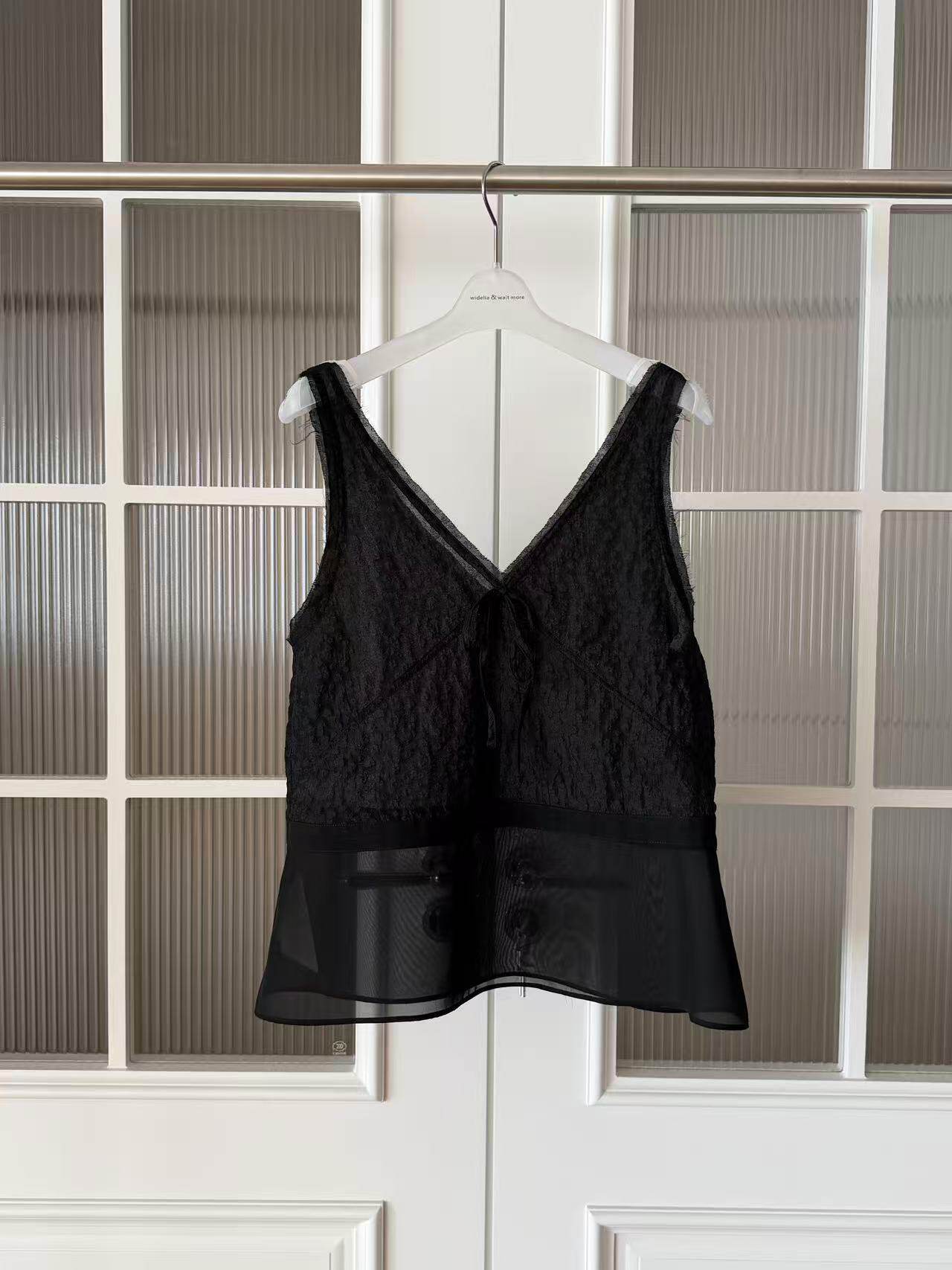 waitmore весенне-летний корейский повседневный топ на бретельках с V-образным вырезом и завязками-бантиками для женщин