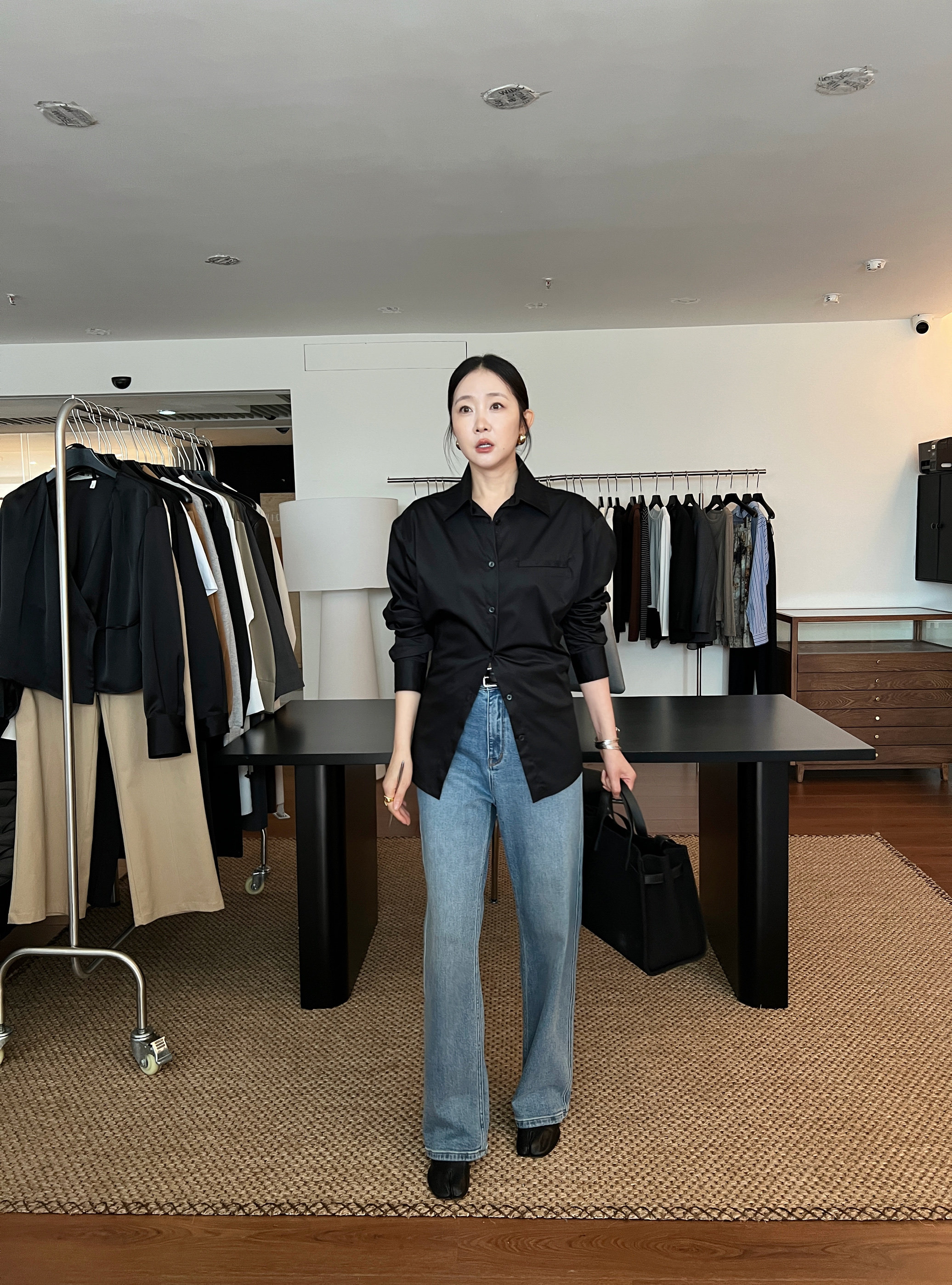 widelia узкие прямые универсальные стройнящие джинсы женские осень 2024 новинка стирка свободные повседневные длинные брюки