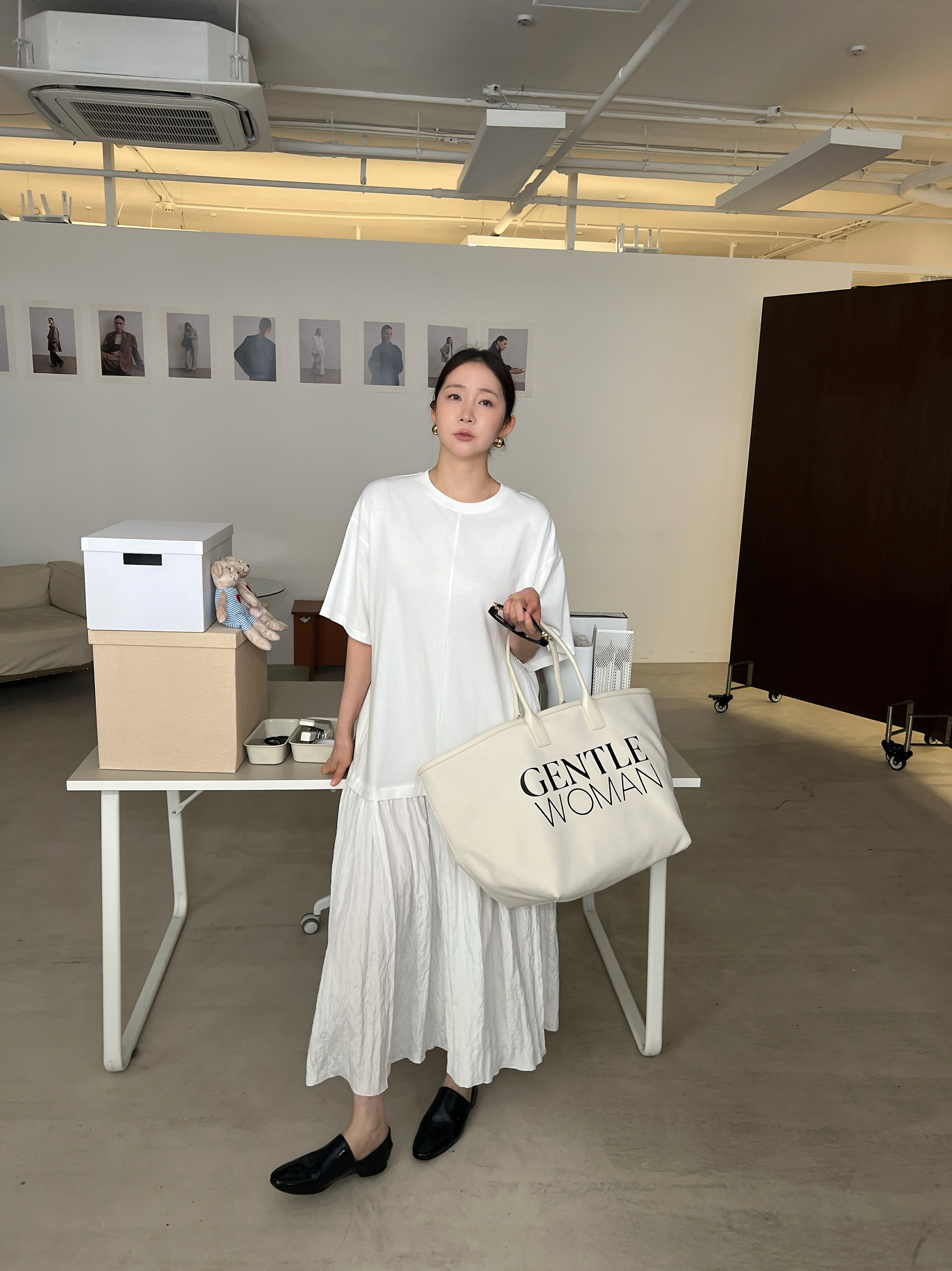 WIDELIA платье футболка с круглым воротом и сетчатыми вставками свободное летящее длинное платье лето 2025