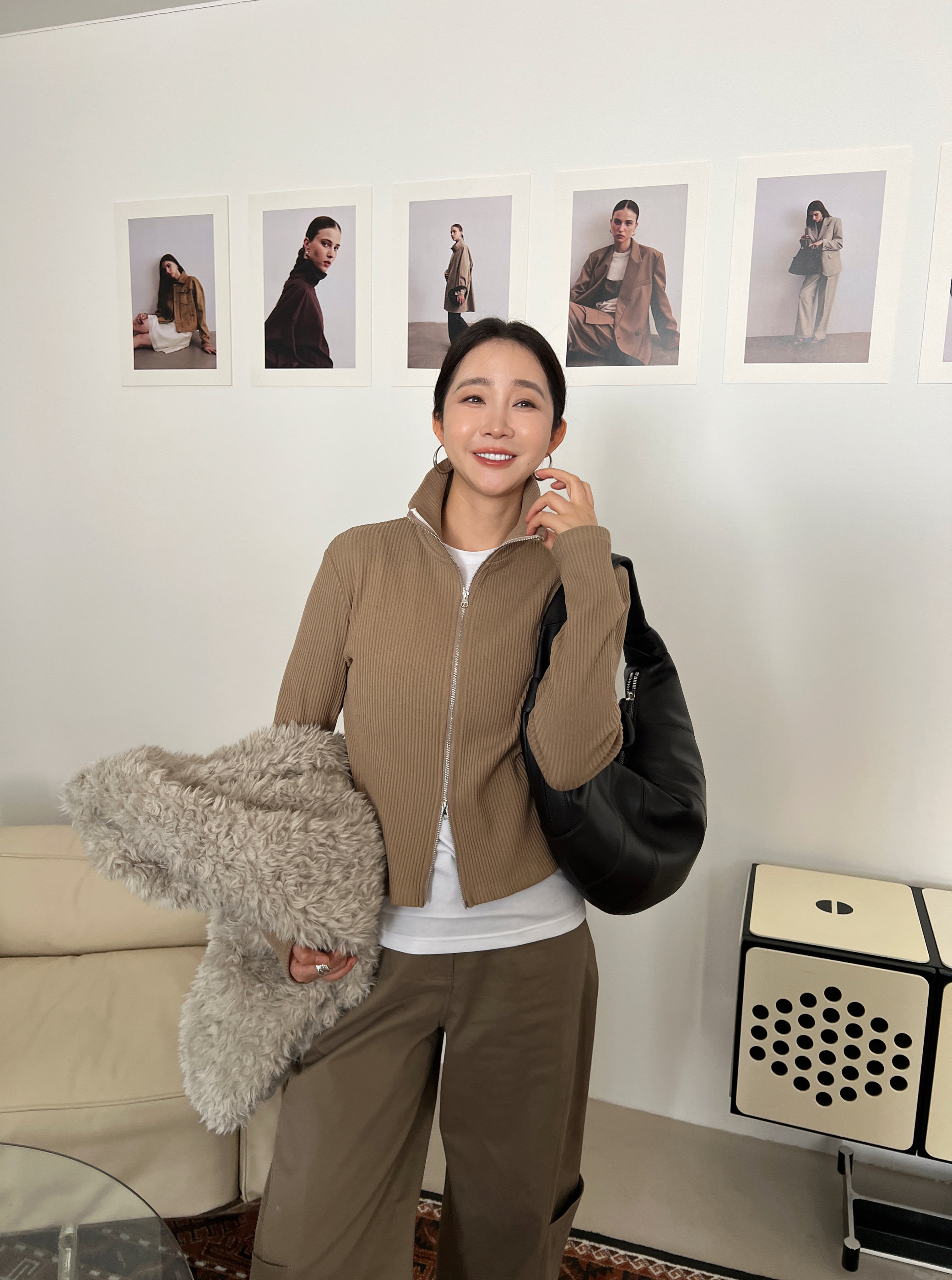 widelia куртка женская с двойной молнией повседневная приталенная короткая весна 2025