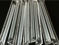Single package transparent large straw Pearl milk tea Red Mung bean coarse plastic extended 21CM hard straw