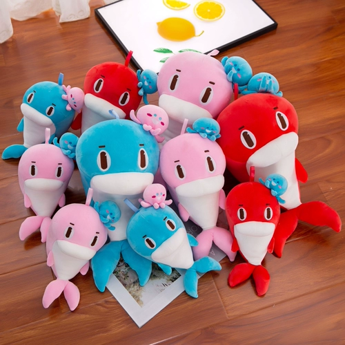 Обучающая плюшевая игрушка, большая милая тряпичная кукла, дельфин, подарок на день рождения