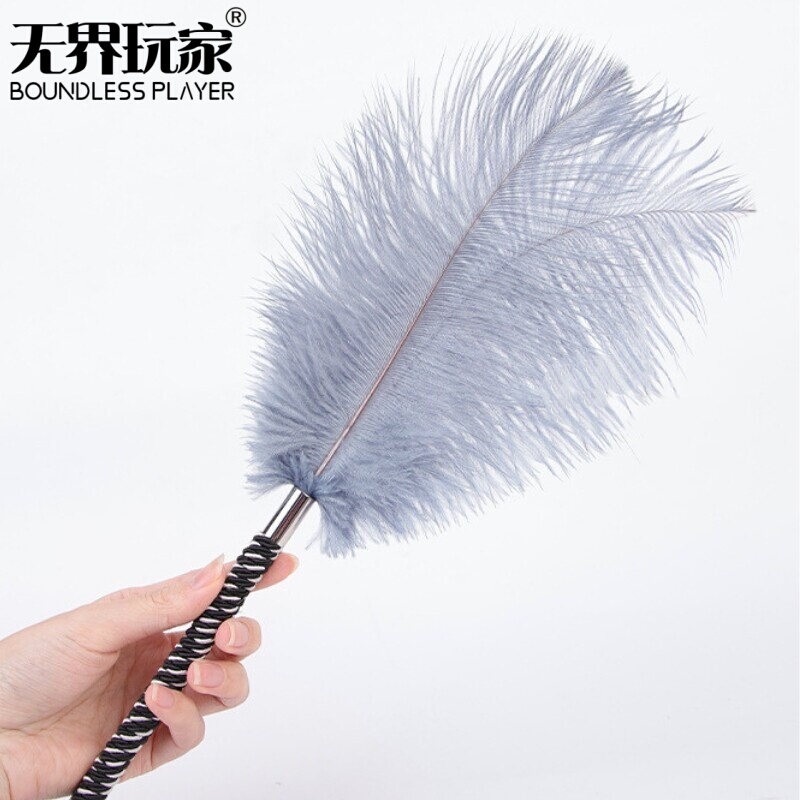 Unbounded Player*Puppy Feather Light Touch Tickling Toy Ostrich Feather Stick Cosplay Bat Unbounded Player*Puppy Feather Light Touch Tickling Toy Ostrich Feather Stick Cosplay Bat